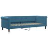 vidaXL Tagesbett mit Matratze Blau 80x200 cm Samt