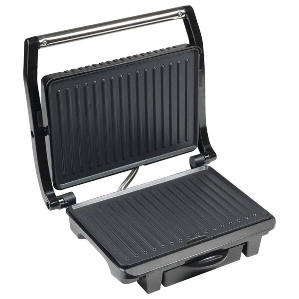 Bestron Panini Grill ASW113CO 1000 W Schwarz und Kupfern