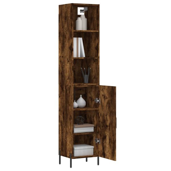 vidaXL Highboard R&auml;uchereiche 34,5x34x180 cm Holzwerkstoff