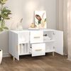 vidaXL Sideboard Weiß 100x36x60 cm Holzwerkstoff