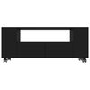 vidaXL TV-Schrank Schwarz 120x35x48 cm Holzwerkstoff