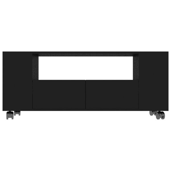 vidaXL TV-Schrank Schwarz 120x35x48 cm Holzwerkstoff