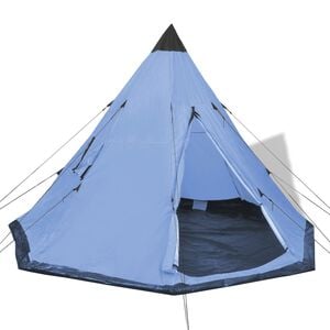 vidaXL Zelt f&uuml;r 4 Personen Blau