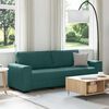 vidaXL 3-Sitzer-Sofa Dunkelgr&uuml;n 180 cm Stoff