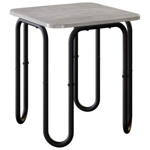 vidaXL Couchtisch Betongrau 40 x 40 x 45 cm Holzwerkstoff