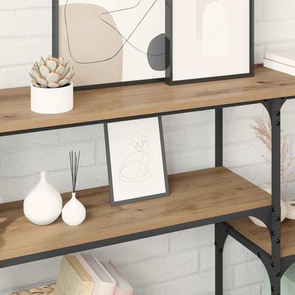 vidaXL Konsolentisch Artisan-Eiche 150 x 29 x 76,5 cm Holzwerkstoff