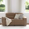 vidaXL 2-Sitzer-Sofa Cappuccino 160x81x84 cm Kunstleder