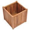 vidaXL Hochbeet 50x50x50 cm Massivholz Teak