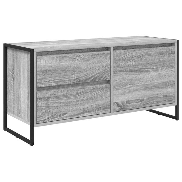 vidaXL TV-Schr&auml;nk Graues Sonoma 100 x 36 x 49.5 cm Holzwerkstoff