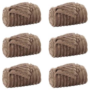vidaXL Wohndecken 6 stk. Kamel 270 x 240 cm 10.34 kg Fleece
