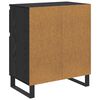 vidaXL Sideboard mit Schubladen Schwarz Eichen-Optik 60 x 35 x 70 cm