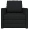 vidaXL Schlafsofa 60cm Schwarz Stoff