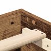 vidaXL Bettgestell ohne Matratze Altholz-Optik 180x200cm Holzwerkstoff