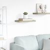 vidaXL Schwebendes Wandregal Eichefarben 50x23x3,8 cm MDF