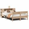 vidaXL Massivholzbett mit Regal ohne Matratze 150x200 cm Kiefer