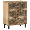 vidaXL Beistellschrank 60x33x75 cm Massivholz Mango