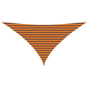 vidaXL Sonnensegel Orange und Braun 3,5 x 3,5 x 4,9 m