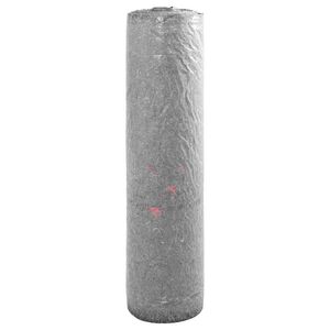 vidaXL Teichvlies Grau 1 x 10 m Polyester und Baumwolle