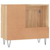vidaXL Badschrank Sonoma-Eiche 65x33x60 cm Holzwerkstoff