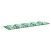 vidaXL Gartenbank-Auflage Blattmuster 180x50x7 cm Oxford-Gewebe