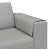 vidaXL Wohnzimmer Couch Wolkengrau 250 x 77 x 76 cm Polyester