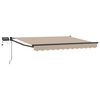 vidaXL Manuelle Gelenkarmmarkise mit LEDs 3,5 x 2 m