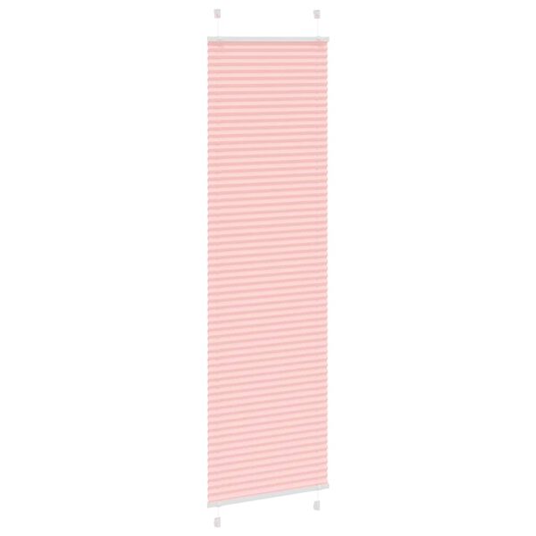vidaXL Plissee Rosa 55x200 cm Stoffbreite 54,4 cm Polyester