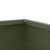 vidaXL Raseneinfassung Olive Gr&uuml;n 60 x 60 x 13 cm Stahl