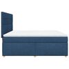 vidaXL Boxspringbett mit Matratze Blau 180x200 cm Stoff