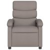vidaXL Relaxsessel Elektrisch Taupe Stoff