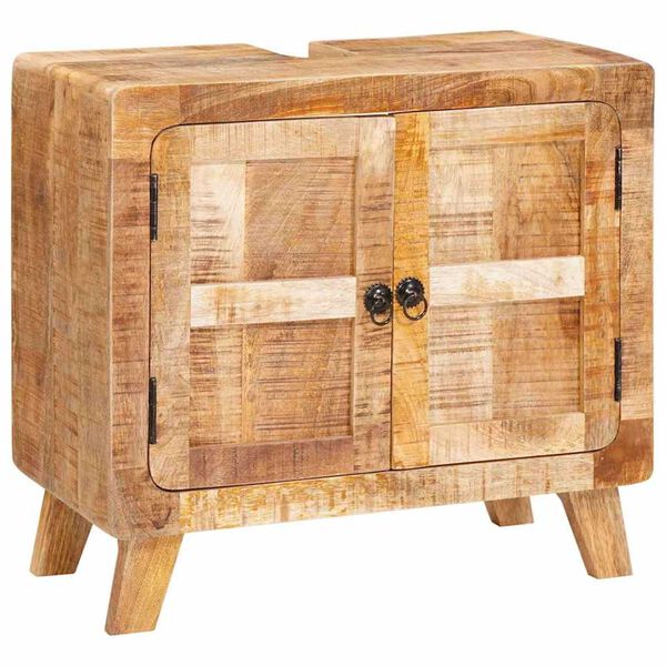 vidaXL Badezimmer Schrank mit Regal mit Speicher mit Tür