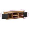 vidaXL TV-Schrank mit Türen 105x35x36 cm Massivholz Mango