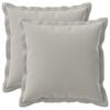 vidaXL Kissenbezug 2 stk. HOUTEN Grau 40 x 40 cm Polyester