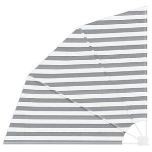 vidaXL Balkon Sichtschutz 140 x 140 cm Polyester Anthrazit und Wei&szlig;