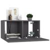 vidaXL 5-tlg. TV-Schrank-Set Grau Holzwerkstoff