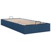 vidaXL Ottoman-Bett ohne Matratze Blau 100x200 cm Stoff