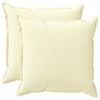 vidaXL Kissenbezug 2 stk. HOUTEN Creme 60 x 60 cm Polyester