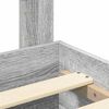 vidaXL Bettrahmen Graues Sonoma 200 x 200 cm Holzwerkstoff