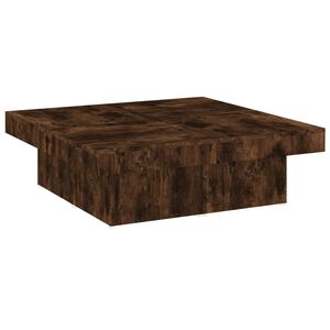 vidaXL Couchtisch R&auml;uchereiche 90x90x28 cm Holzwerkstoff