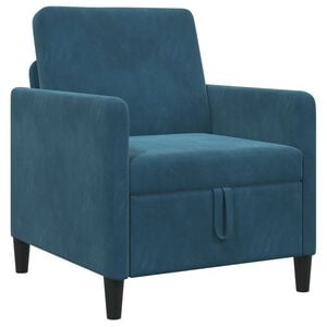 vidaXL Sofa mit Stauraum Blau 72 x 78 x 87 cm Polyester