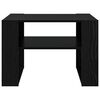 vidaXL Couchtisch Schwarz Eichen-Optik 66 x 53 x 45 cm Holzwerkstoff