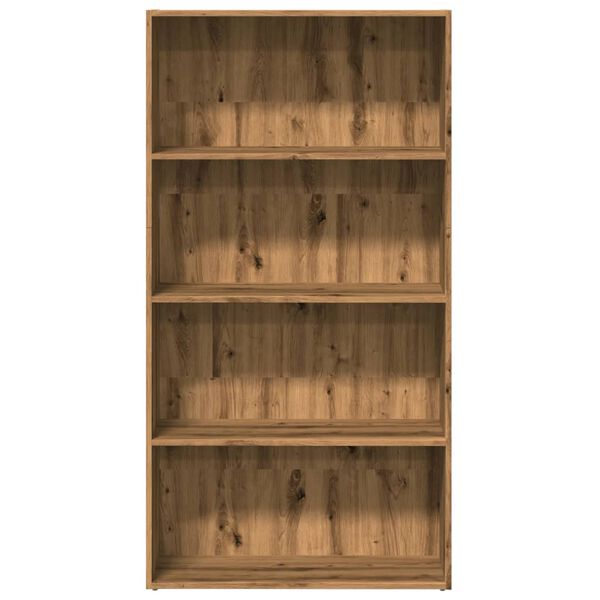 vidaXL B&uuml;cherregal Artisan-Eiche 80x30x152 cm Holzwerkstoff