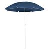 vidaXL Sonnenschirm mit Stahlmast Blau 180 cm