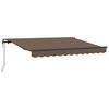 vidaXL Einziehbare Markise Taupe 2,5 x 2 m Stoff