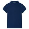 Kinder-Poloshirt Marineblau 140