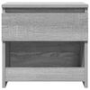 vidaXL Nachttische 2 Stk. Grau Sonoma 40x30x39 cm Holzwerkstoff