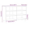 vidaXL Sideboard Altholz-Optik 103,5x35x70 cm Holzwerkstoff