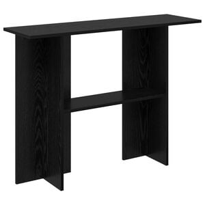 vidaXL Konsolentisch Schwarz Eichen-Optik 100 x 30 x 75 cm