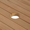 vidaXL Waschtisch Massivholz Teak mit Waschbecken Marmor Creme
