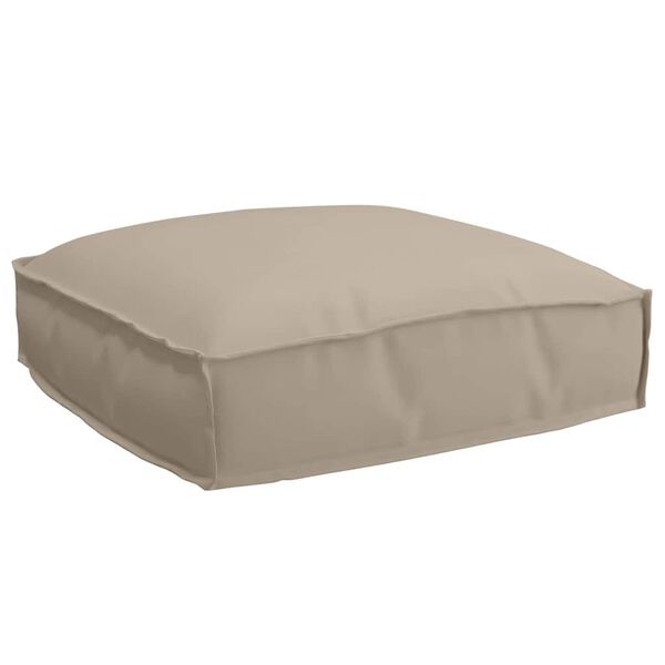 vidaXL Palettenkissenset 2 pcs Taupe Oxford-Stoff